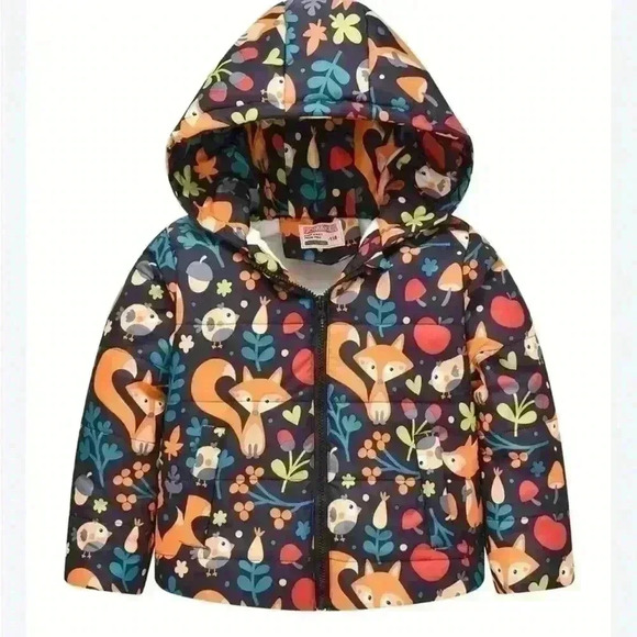 Children’s Colourful Fox Jacket  Size 18-24mos - Picture 2 of 9